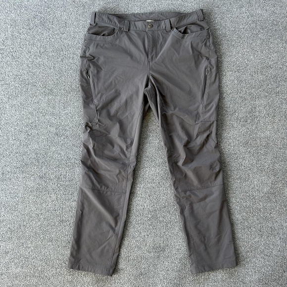 Duluth Trading Co. Pants - Duluth Trading Co Pants Womens 18x31 Gray Hiking Nylon Stretch Zip Pockets Trail